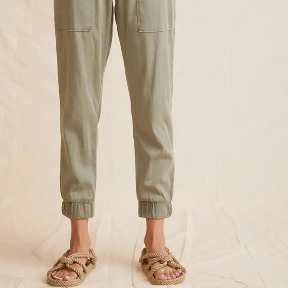 Bella Dahl Olive Green Joggers - Picture 5 of 7